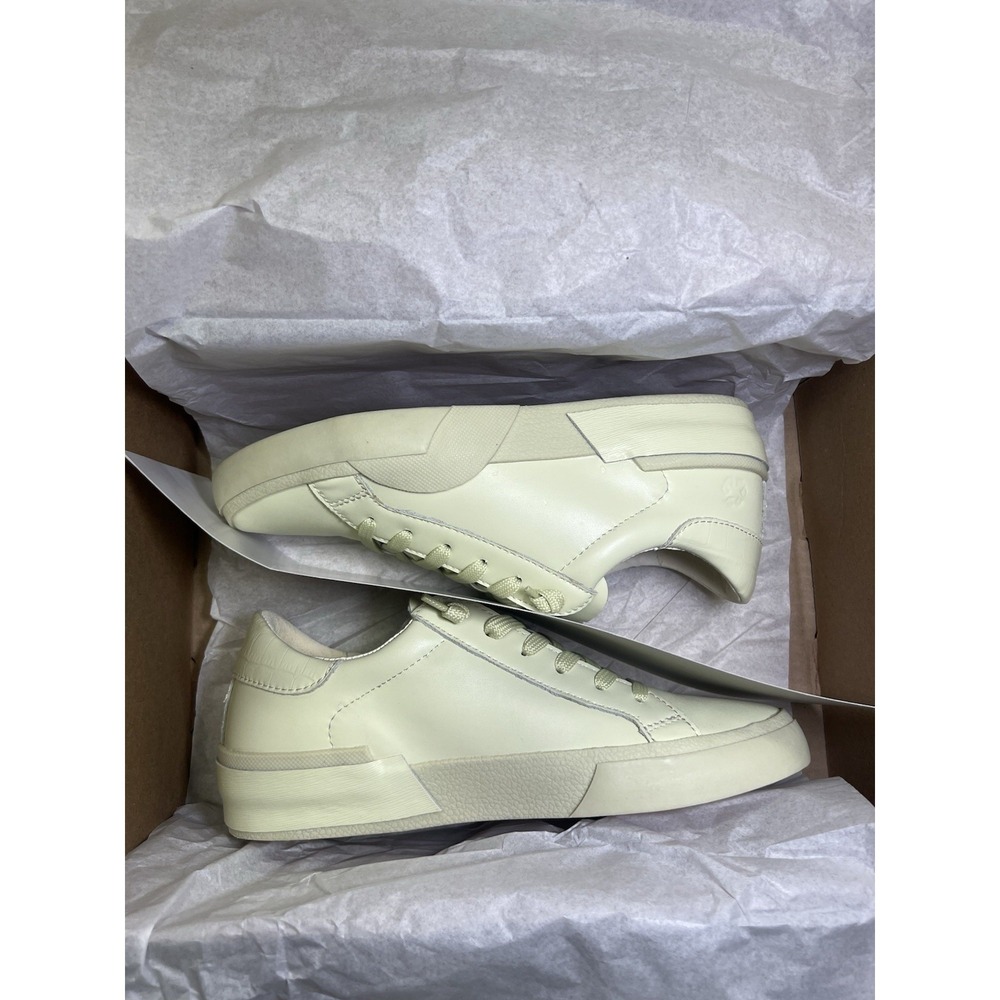 Women's Dolce Vita Zina 360 6.5 Casual Cream Colored Sneakers New - Picture 2 of 7